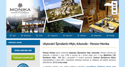 Desktop Screenshot of pensionmonika.cz