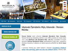 Tablet Screenshot of pensionmonika.cz